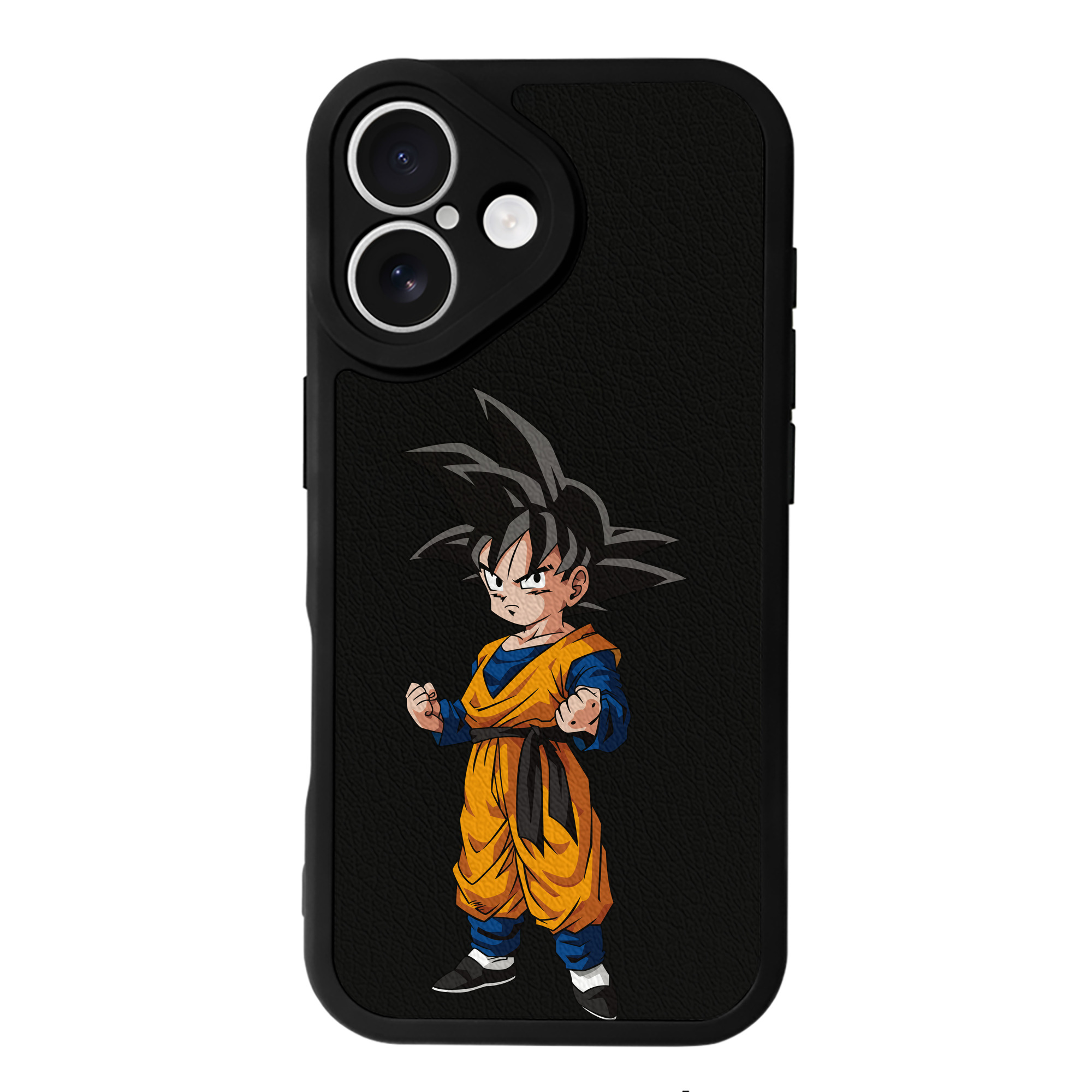 （画像用） ドラゴンボール 孫悟空（そん ごくう）Son Goku カカロット DRAGON BALL Kakarotto 【iPhone 16シリーズ対応】シリコンスマホケース（レザー調） 材質：シリコン